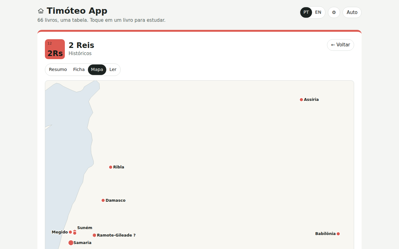 Timóteo App — Estudo Bíblico Interativo