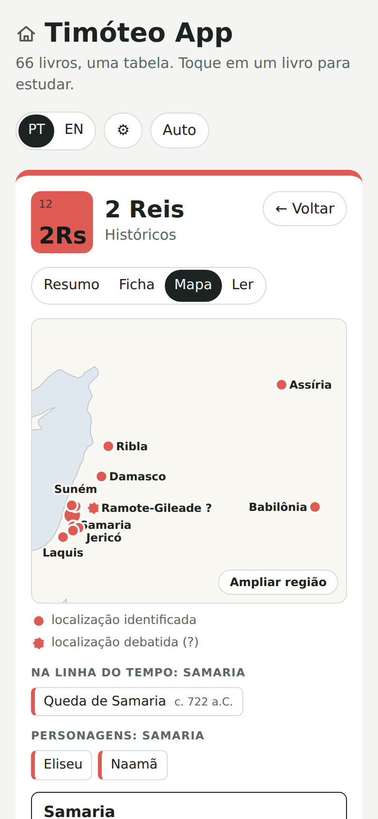 Timóteo App — Estudo Bíblico Interativo